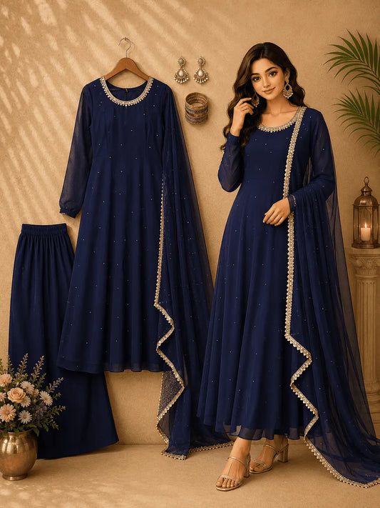 Designer Gown Set | Elegant Ethnic Wear