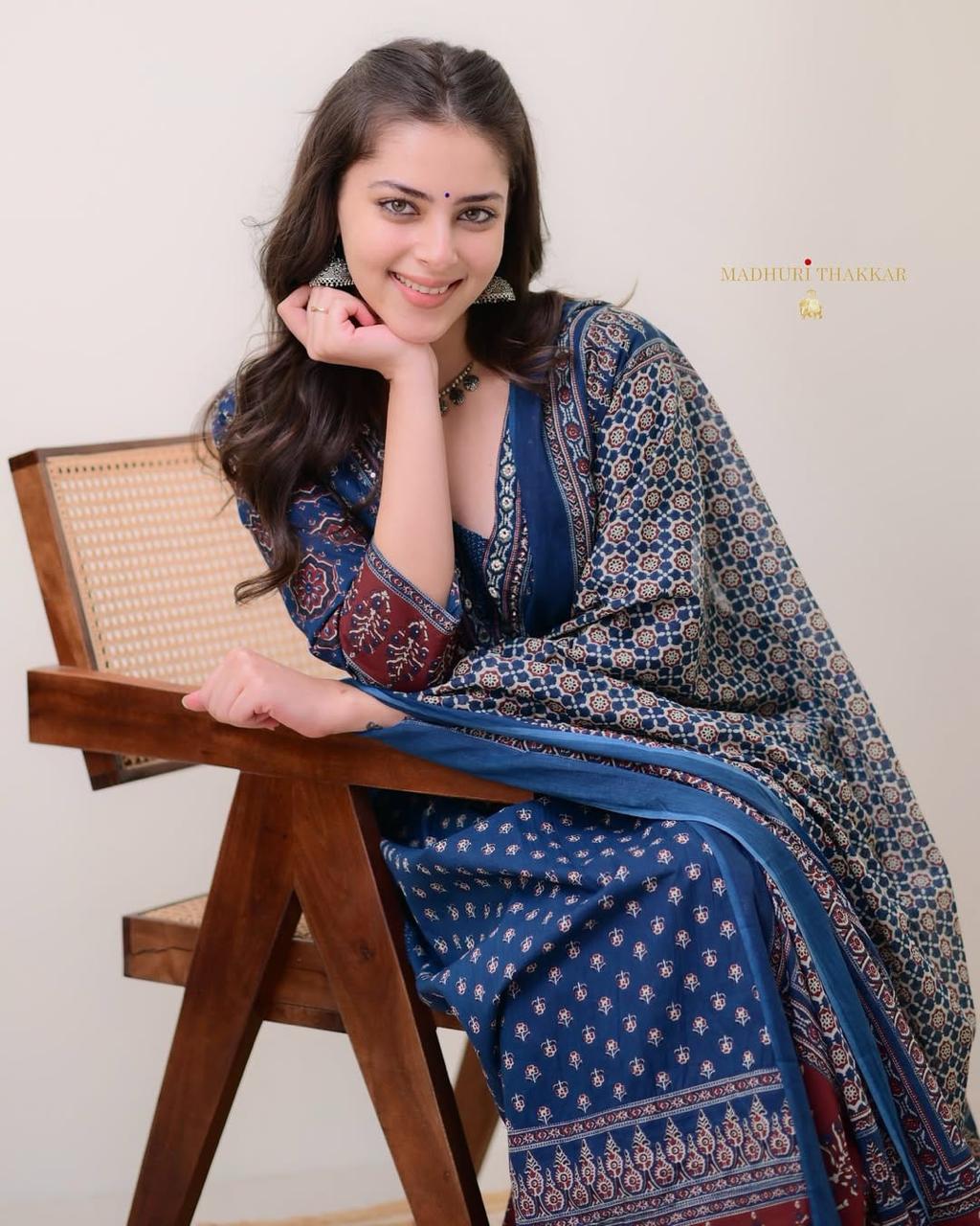 Elegant Blue Kurti Set for Women  Festive Collection
