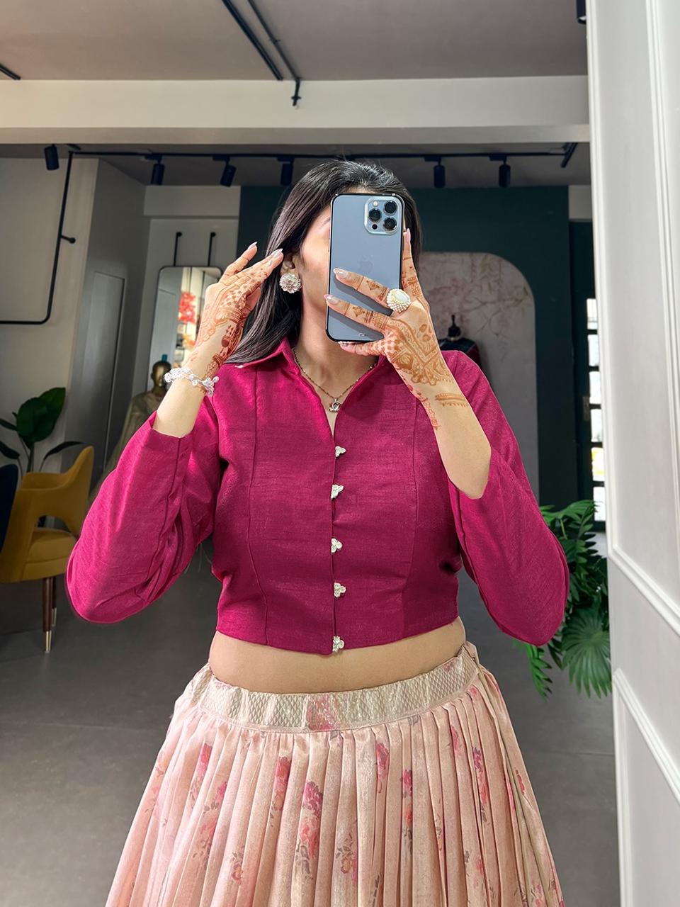 Elegant Dola Silk Floral Lehenga Set for All Occasions