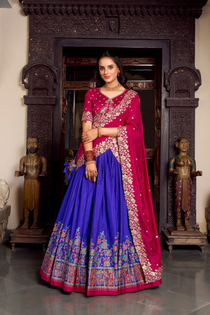 Elegant Embroidered Designer Lehenga Set for Occasions