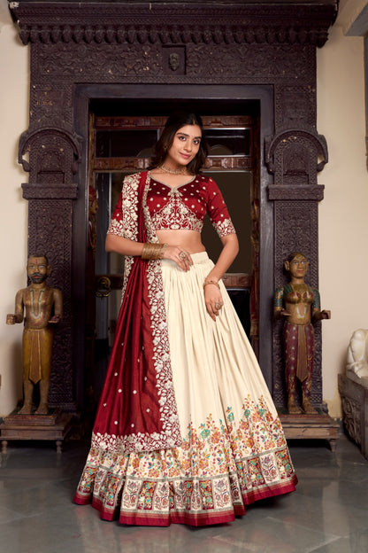 Elegant Embroidered Designer Lehenga Set for Occasions