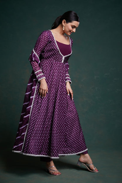 Elegant Organza Anarkali Set for Wedding & Festive Wear