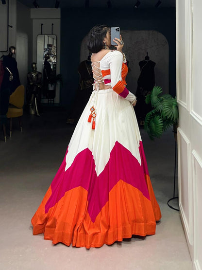 Elegant Mirror Work Lehenga Choli for Festive Occasions