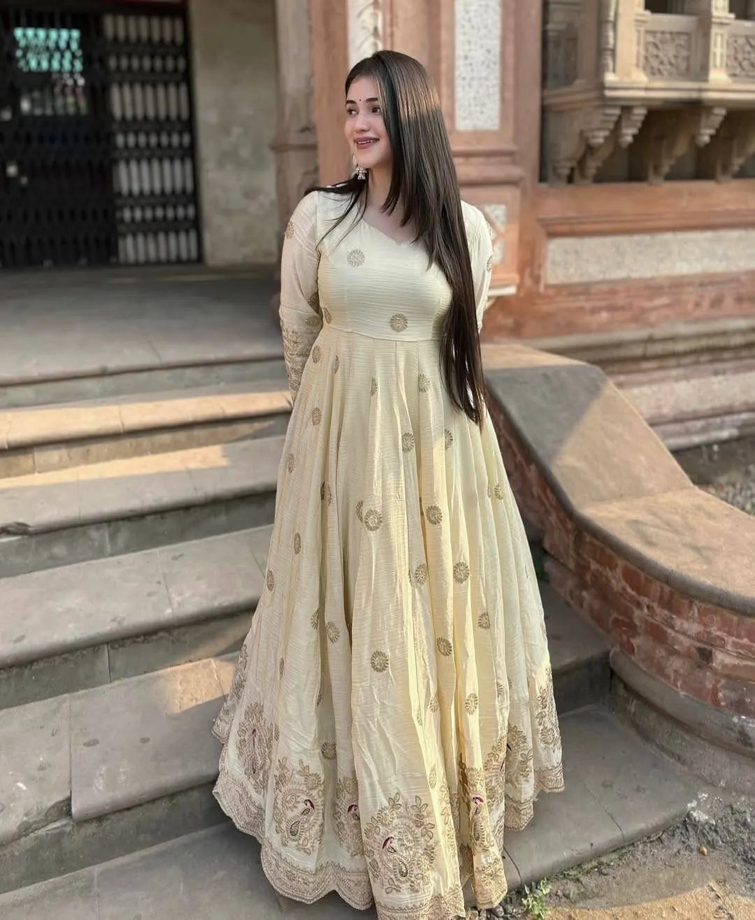 Embroidered Designer Anarkali Gown