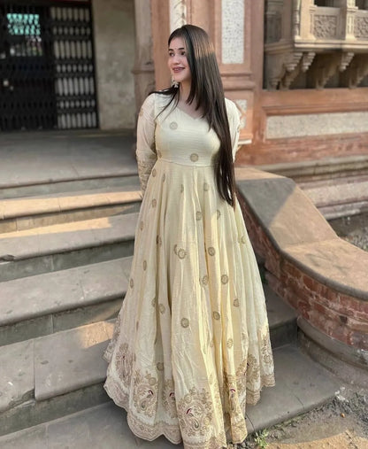 Embroidered Designer Anarkali Gown