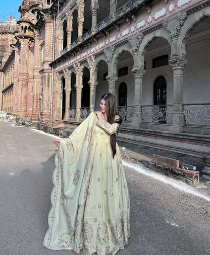 Embroidered Designer Anarkali Gown