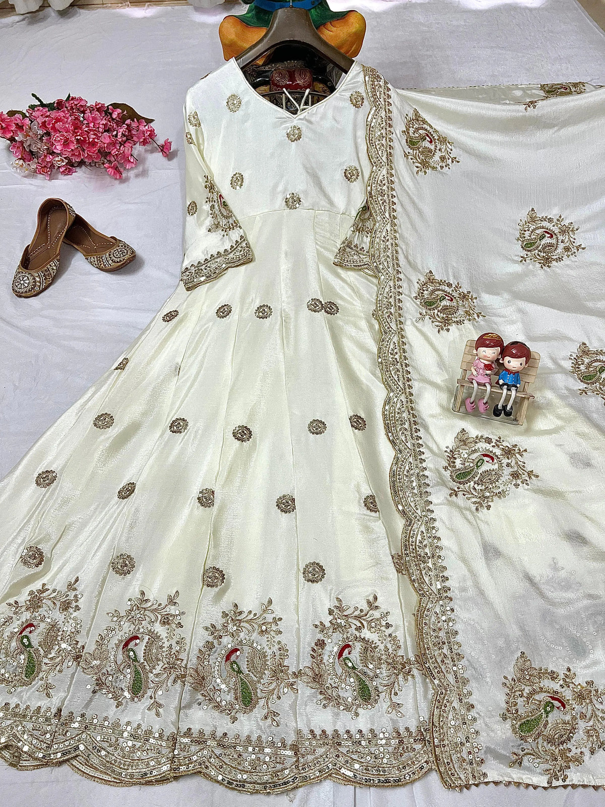 Embroidered Designer Anarkali Gown