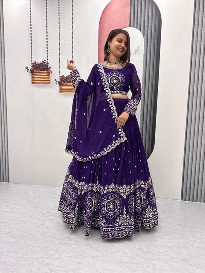 Embroidered Designer Lehenga Choli for Festive Events