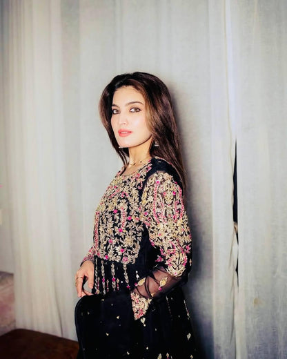 Embroidered Georgette Party Set for Wedding & Festive Wear
