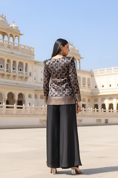 Embroidered Top Plazzo Set  Co-Ord Set for Women