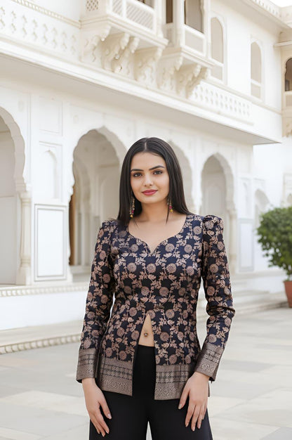 Embroidered Top Plazzo Set  Co-Ord Set for Women