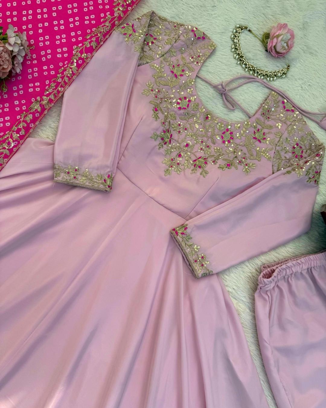 Exclusive 3-Piece Gown Set