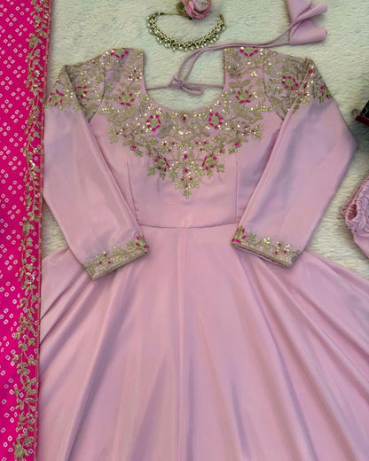 Exclusive 3-Piece Gown Set