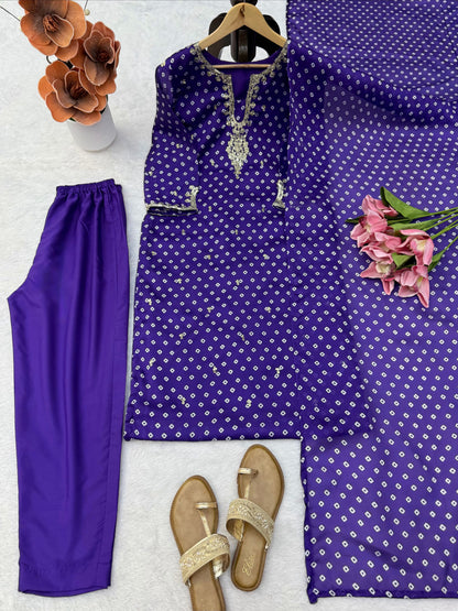 Exclusive Three Piece Set for Diwali