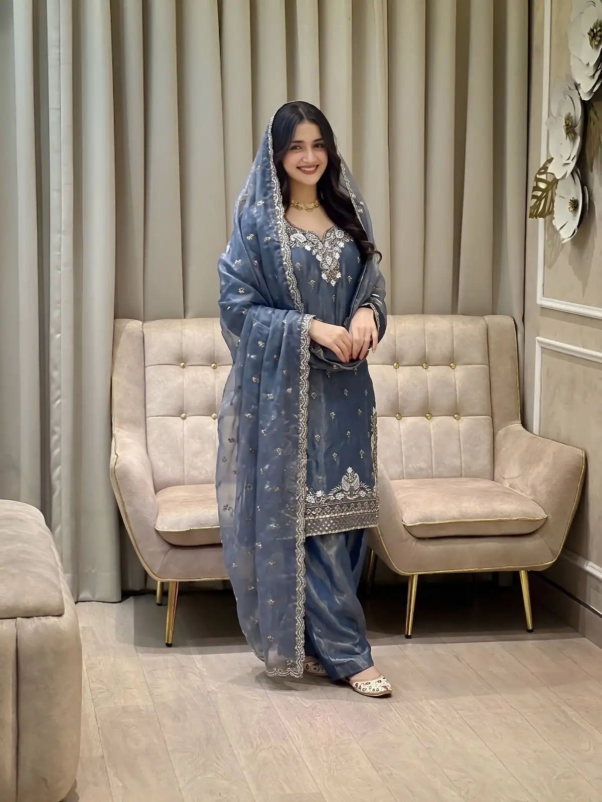 Farshi Top Plazzo Set