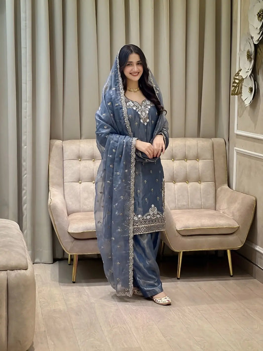 Farshi Top Plazzo Set