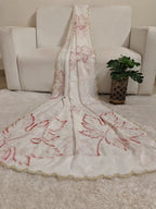 Floral Embroidered Saree
