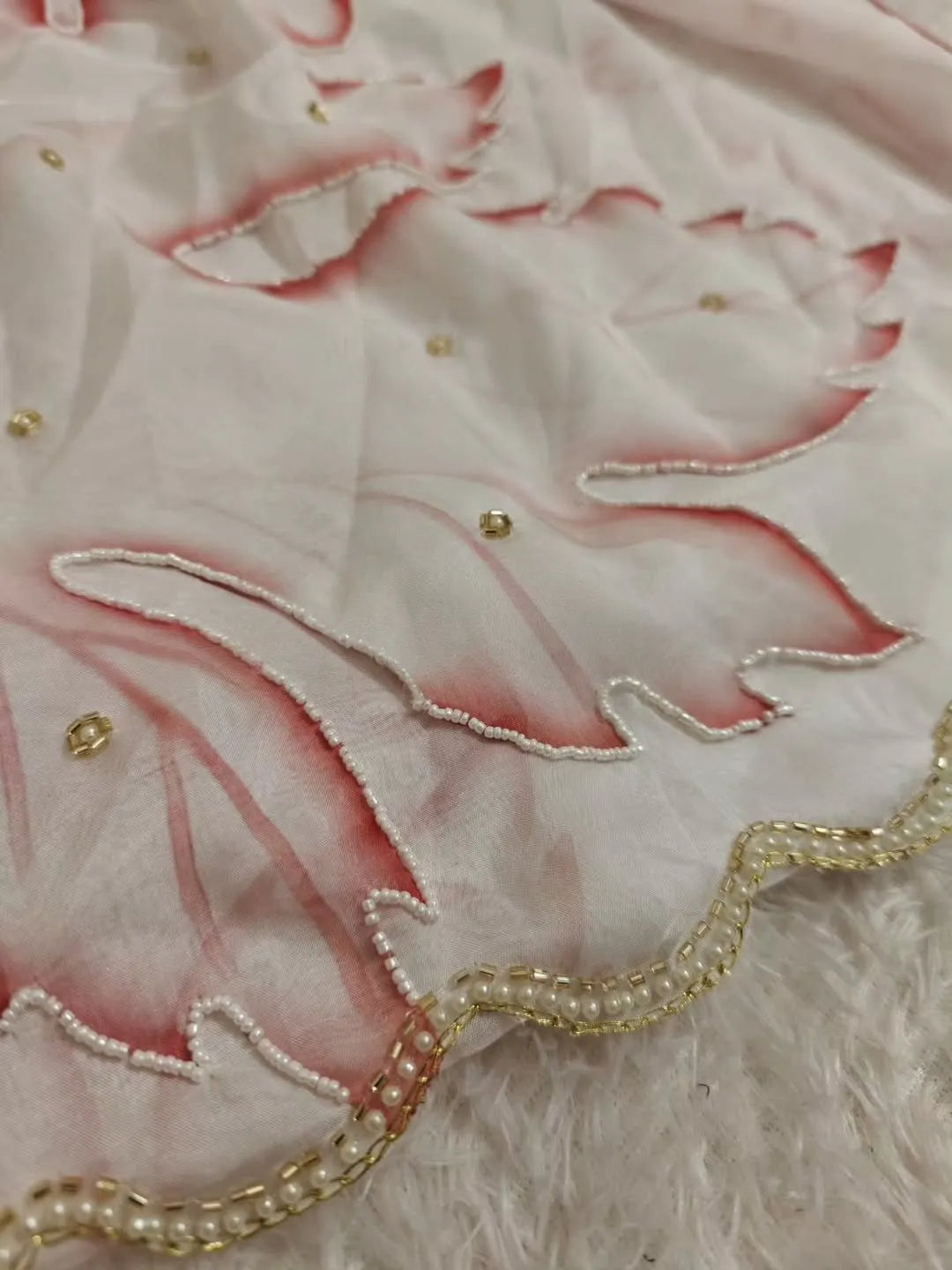 Floral Embroidered Saree