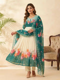 Floral Georgette Gown for Women
