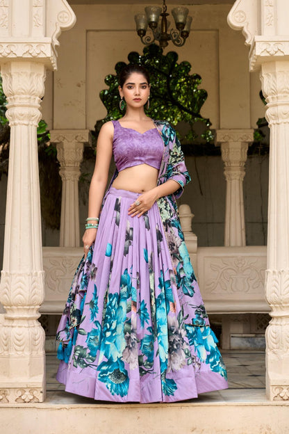 Floral Print Lehenga for Wedding & Anniversary wear