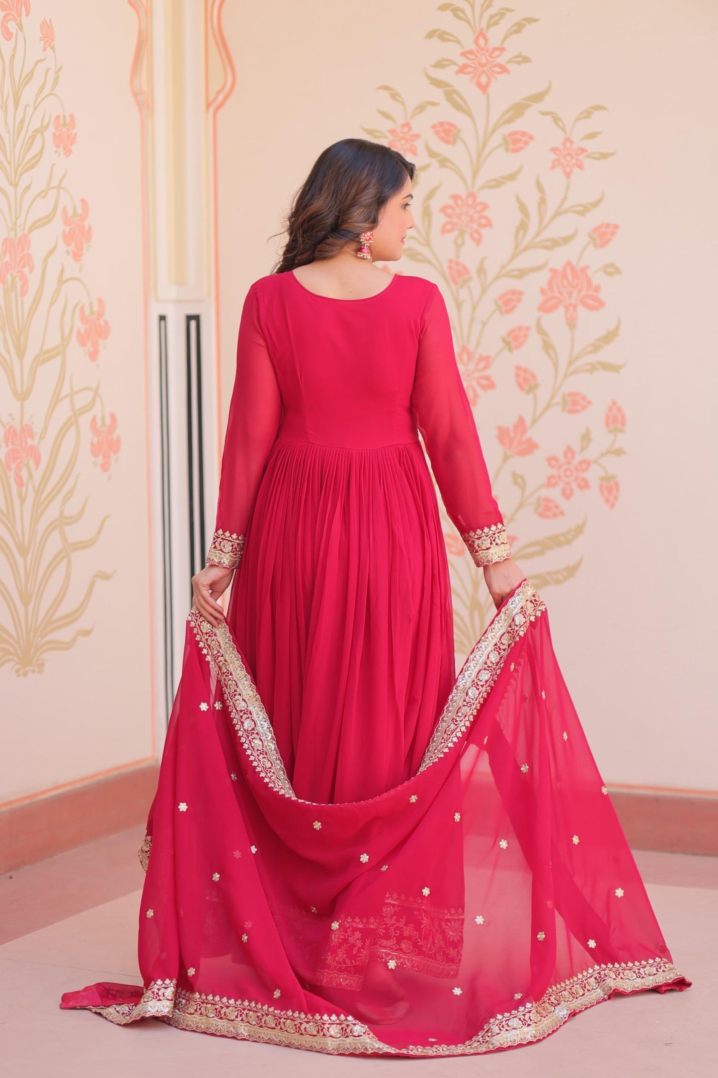 Full Sleeve Gown for Women Engagement