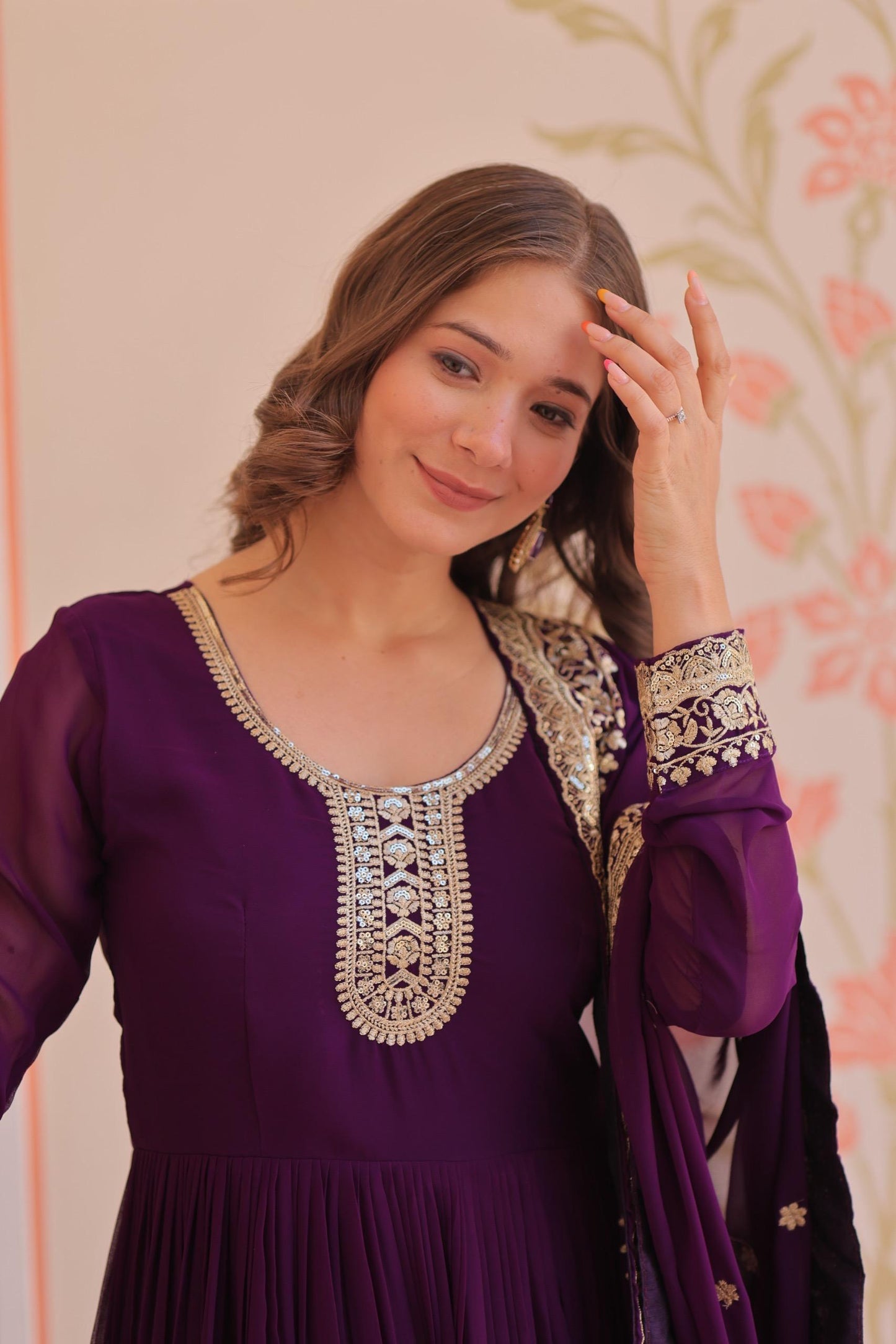 Full Sleeve Gown for Women Engagement