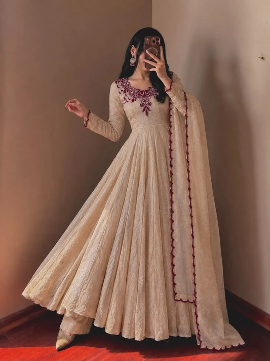 Fully Flair Gown Set for Weddings