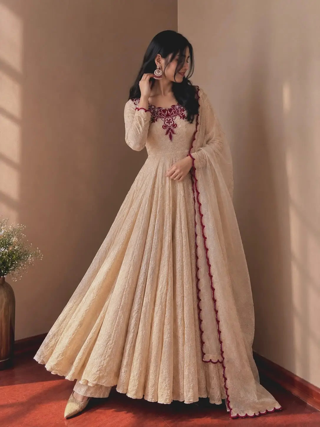 Fully Flair Gown Set for Weddings
