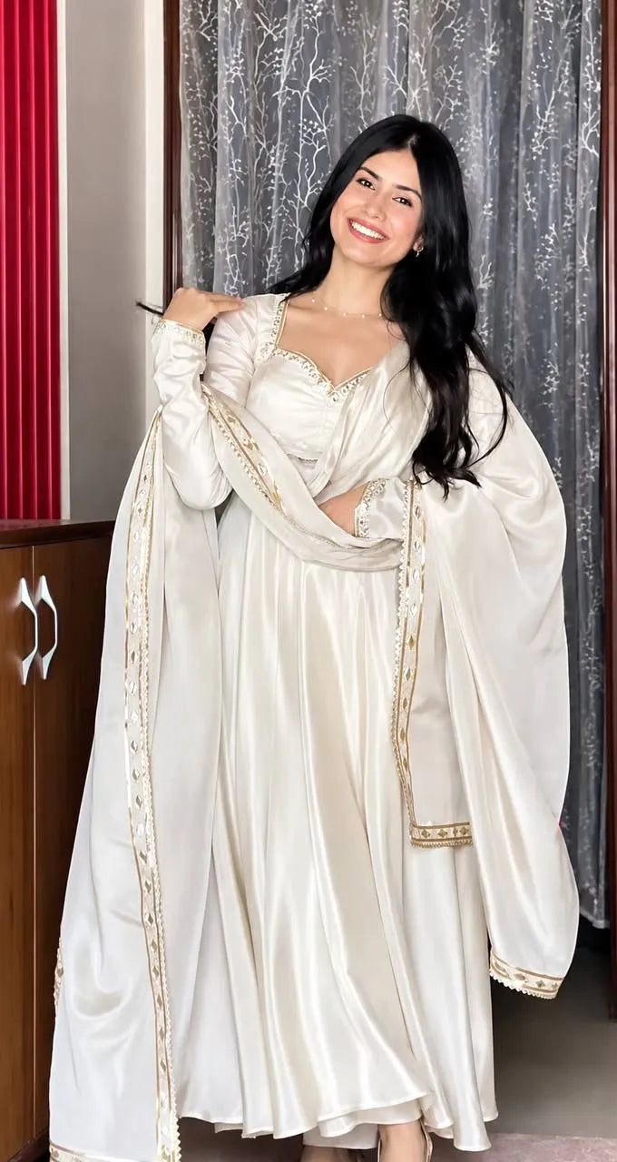Fully Flair Gown with Dupatta