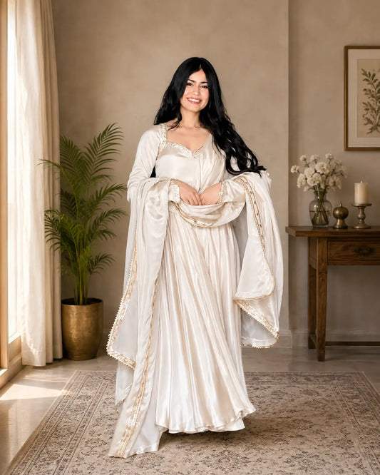 Fully Flair Gown with Dupatta