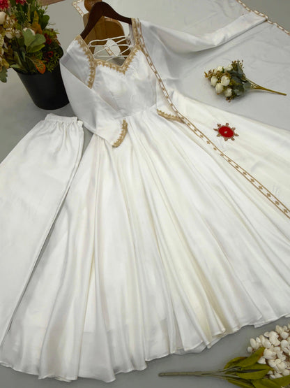 Fully Flair Gown with Dupatta