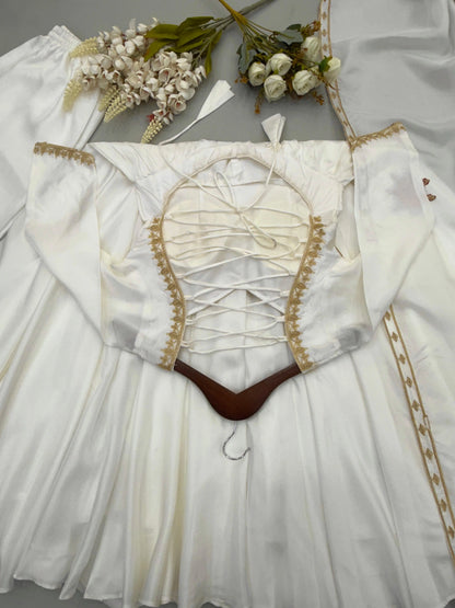 Fully Flair Gown with Dupatta