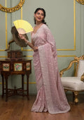 Georgette Embroidered Saree