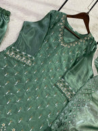 Green Traditional Suit for Women