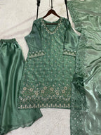 Green Traditional Suit for Women