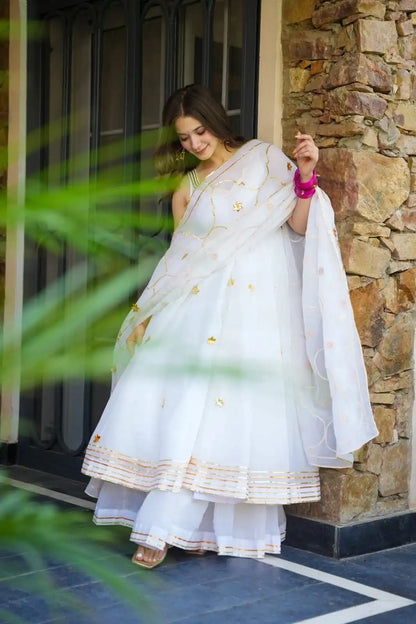 Handmade Anarkali Plazzo Set