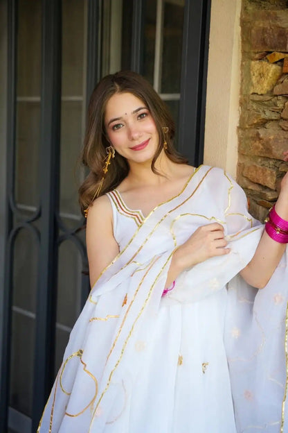 Handmade Anarkali Plazzo Set
