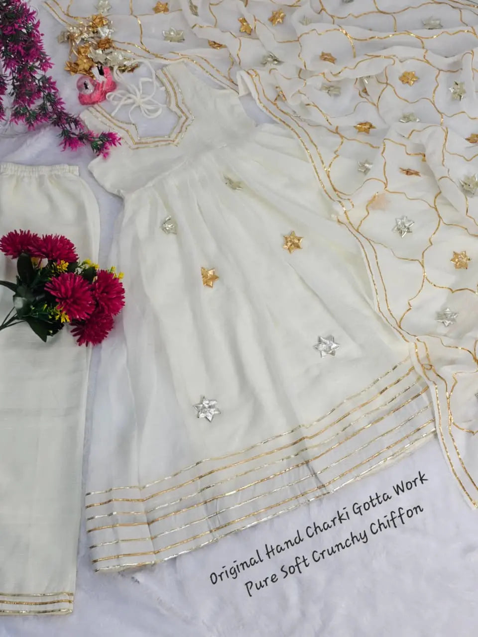Handmade Anarkali Plazzo Set