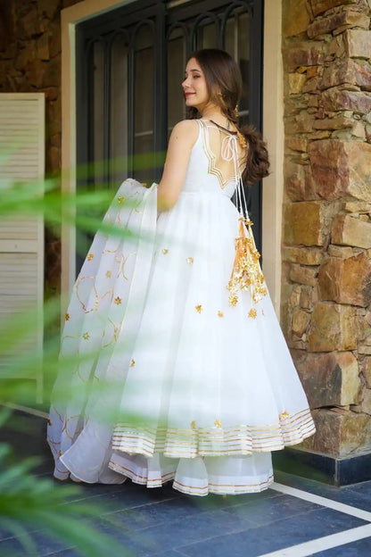 Handmade Anarkali Plazzo Set