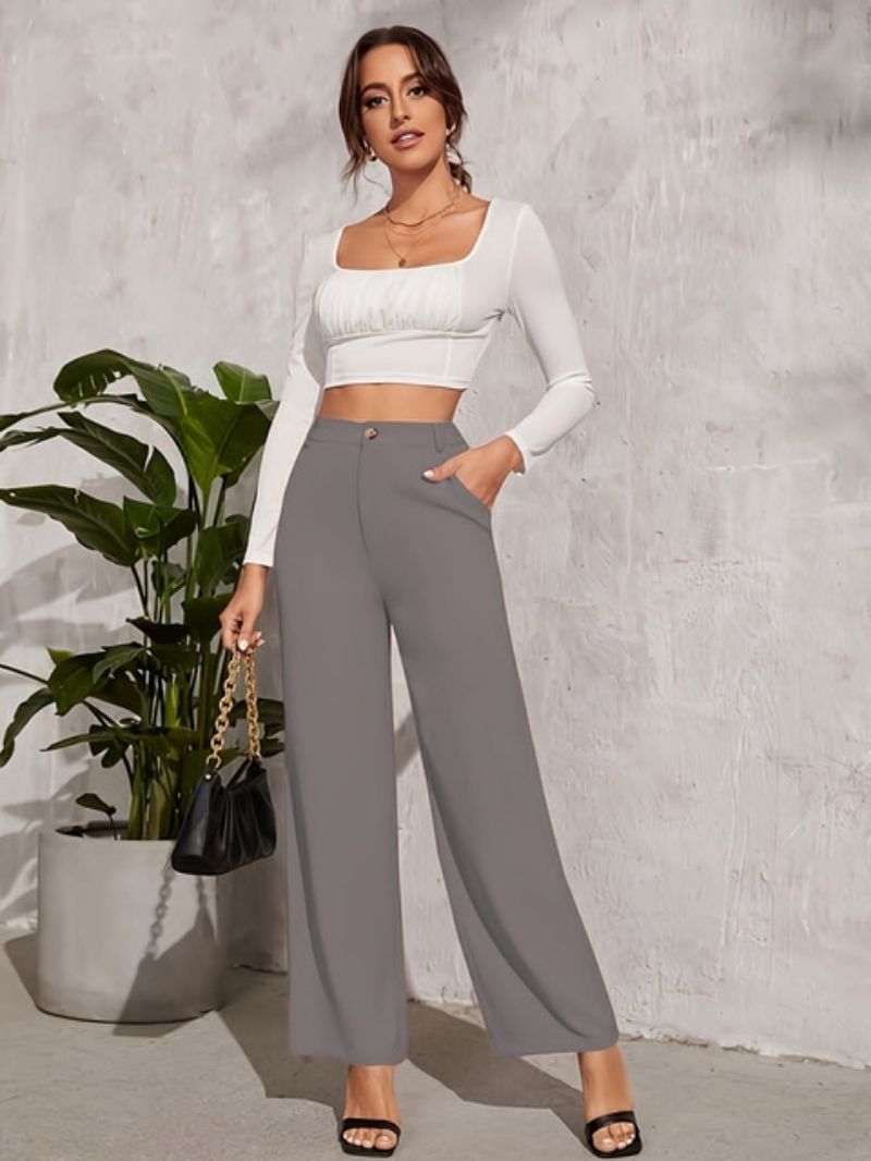 Handmade Regular Trousers for Women | Office Wear