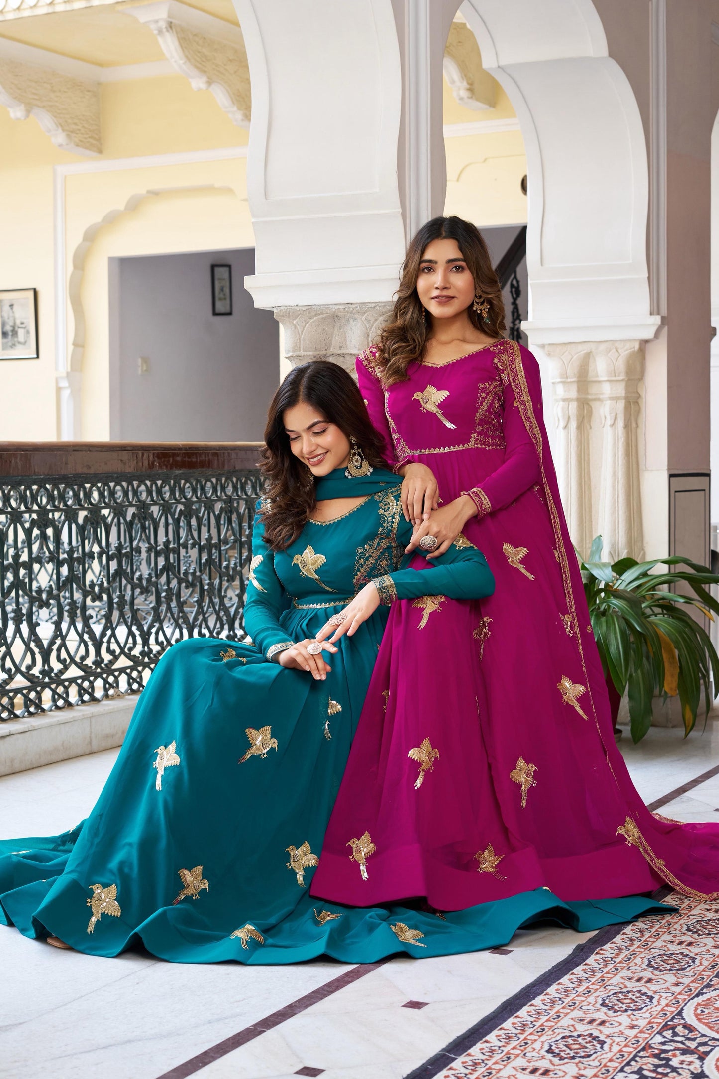 Heavy Work Anarkali Dress  Wedding & Party Collection