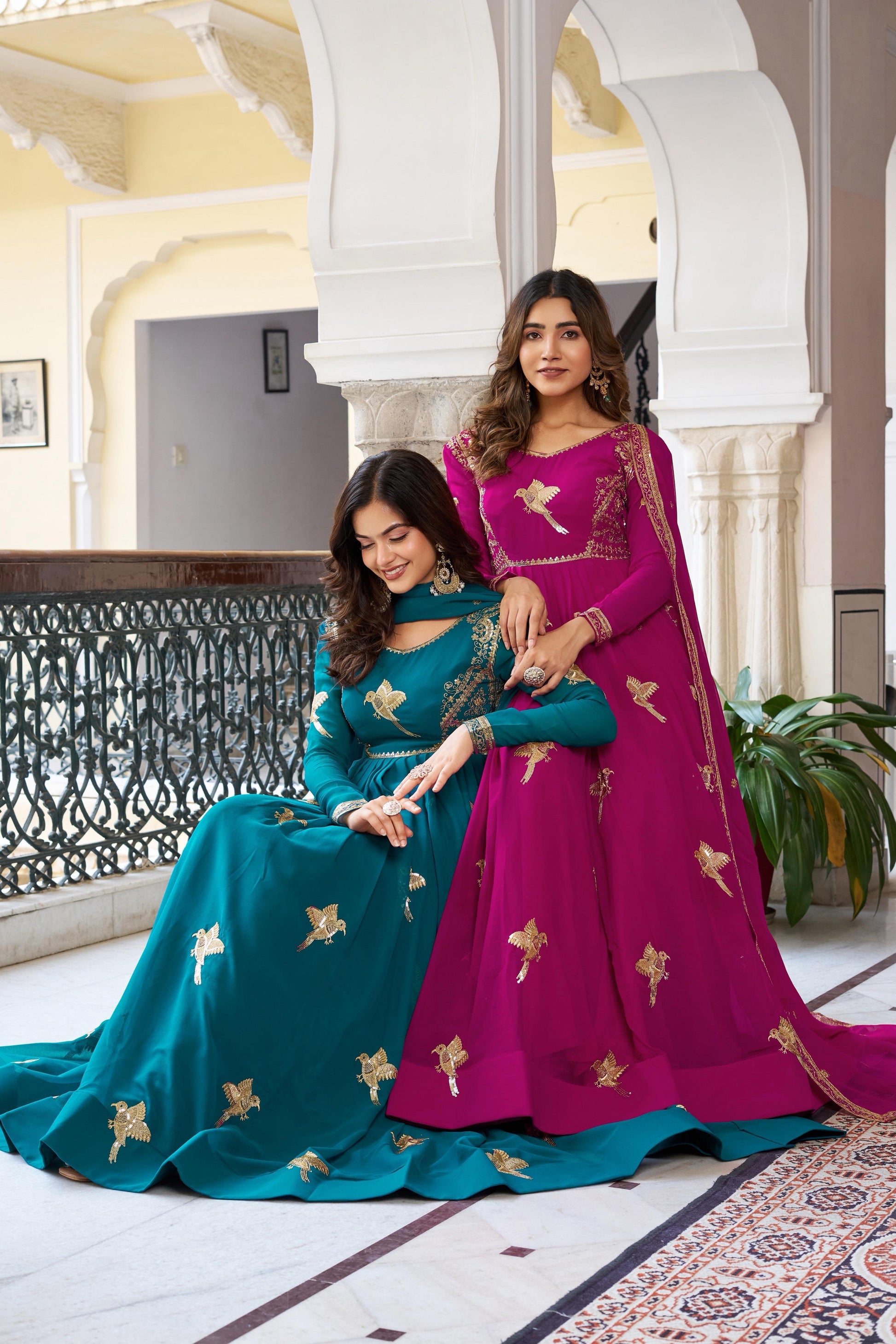 Heavy Work Anarkali Dress  Wedding & Party Collection