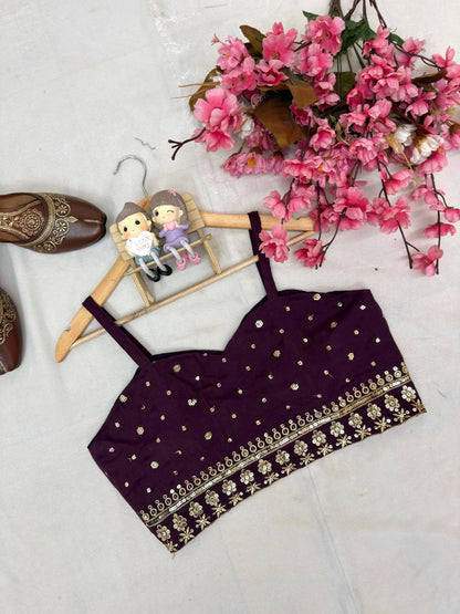 Indo-Western Lehenga Choli Set