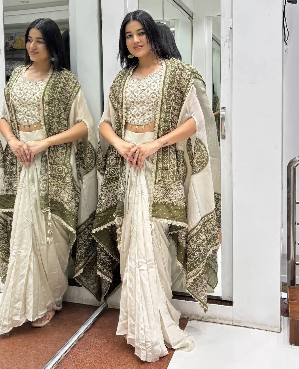 Indowestern Three Piece Set for Women