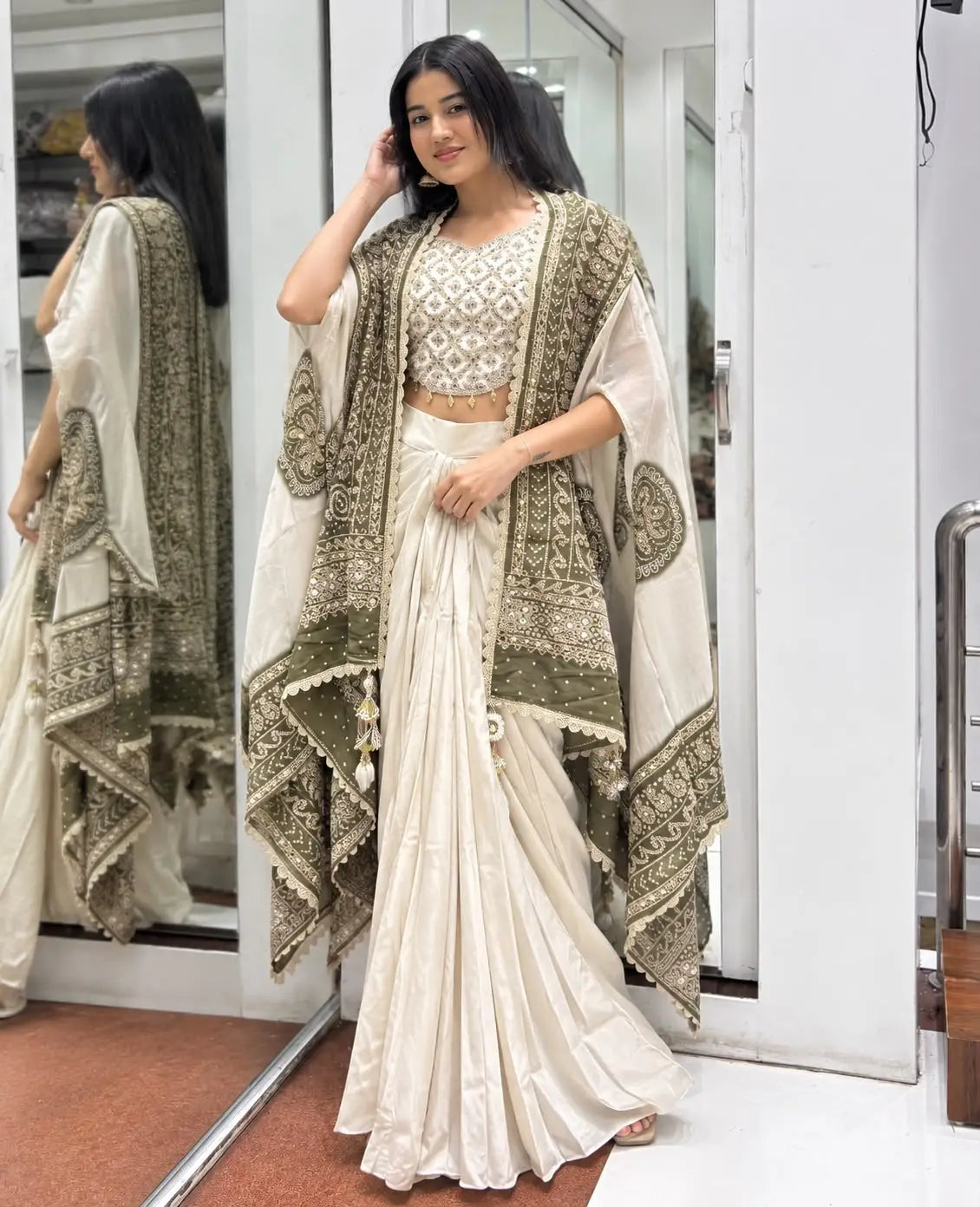 Indowestern Three Piece Set for Women