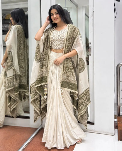 Indowestern Three Piece Set for Women