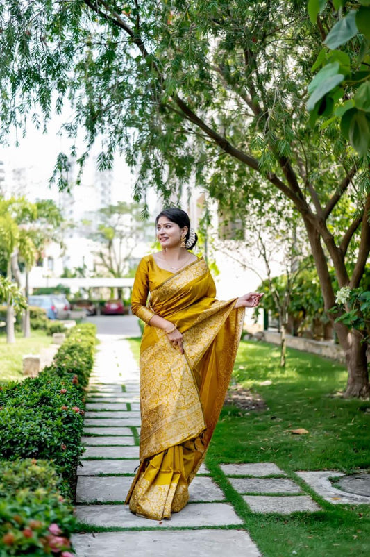 Kalamkari Handloom Raw Silk Saree for Wedding & Festive