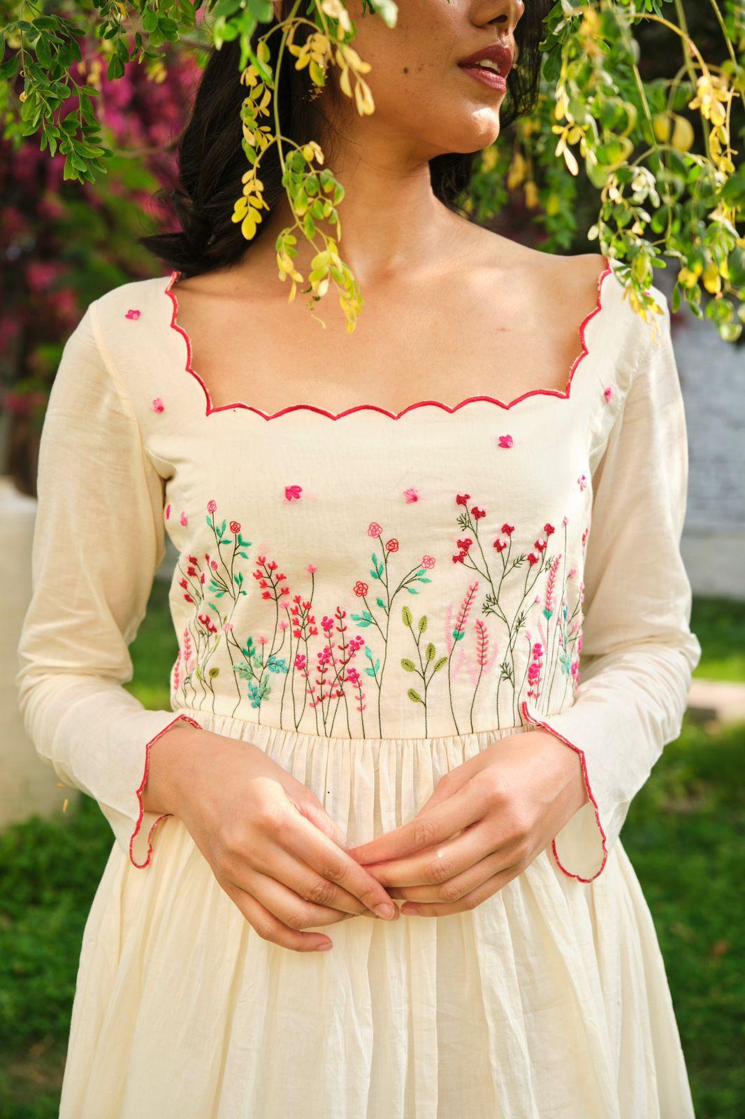 Khadi Cotton Kurta Pant Set with Dupatta for Women