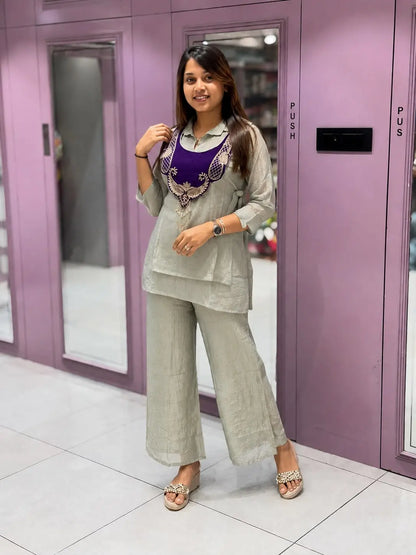 Kurti Palazzo set for Rakshabandhan