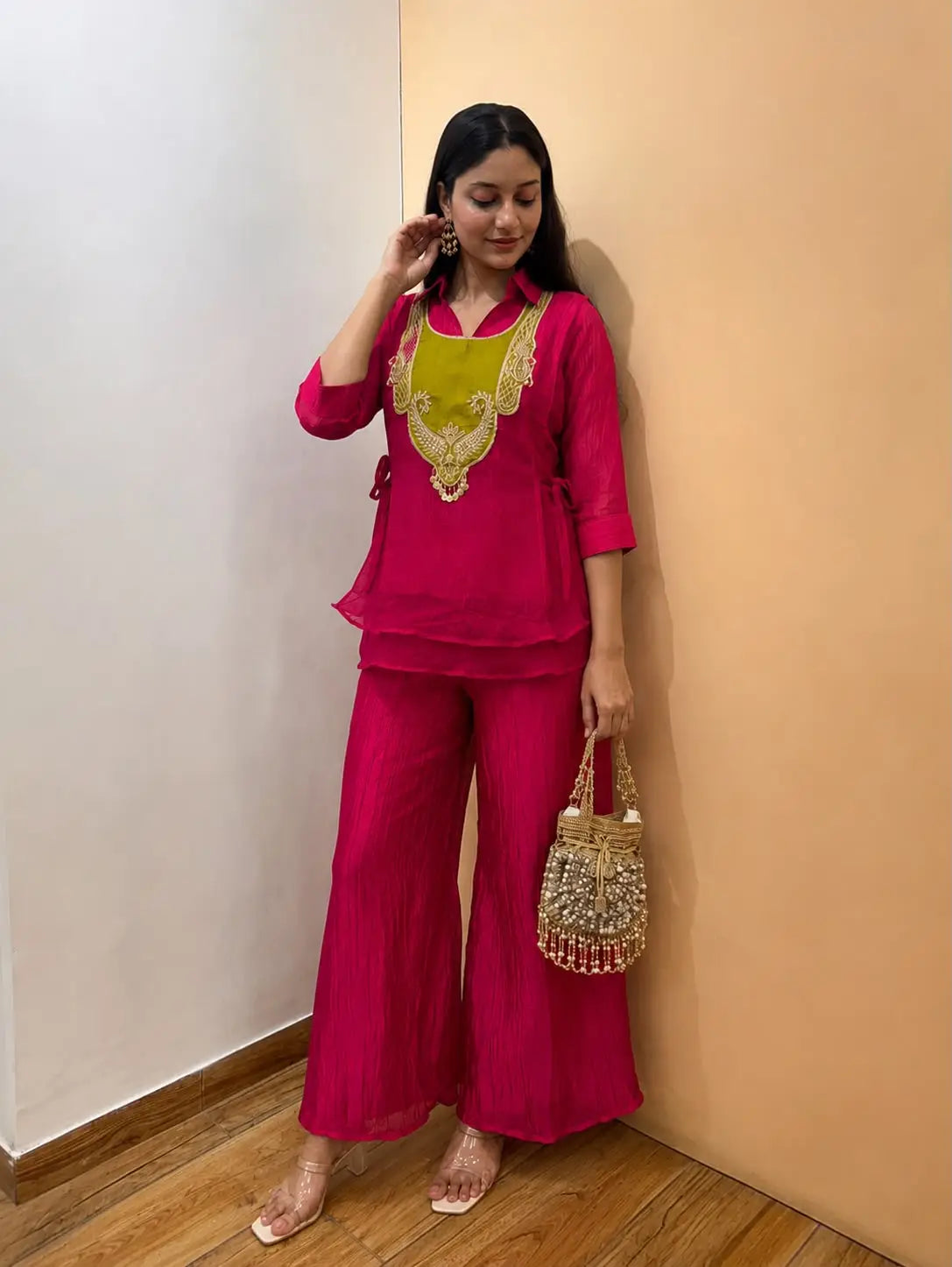 Kurti Palazzo set for Rakshabandhan